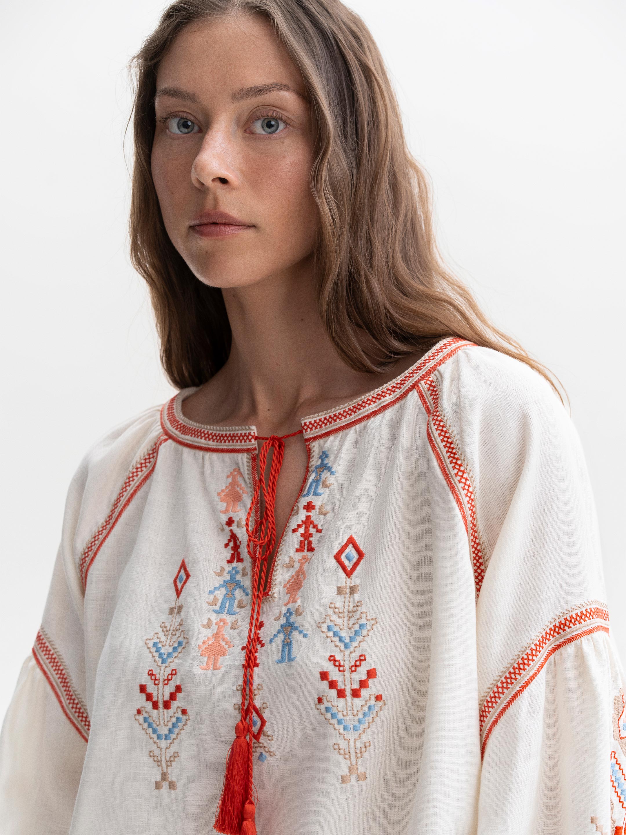 Women's shirt with embroidery of Ukrainian cities-heroes Yednist - photo 2