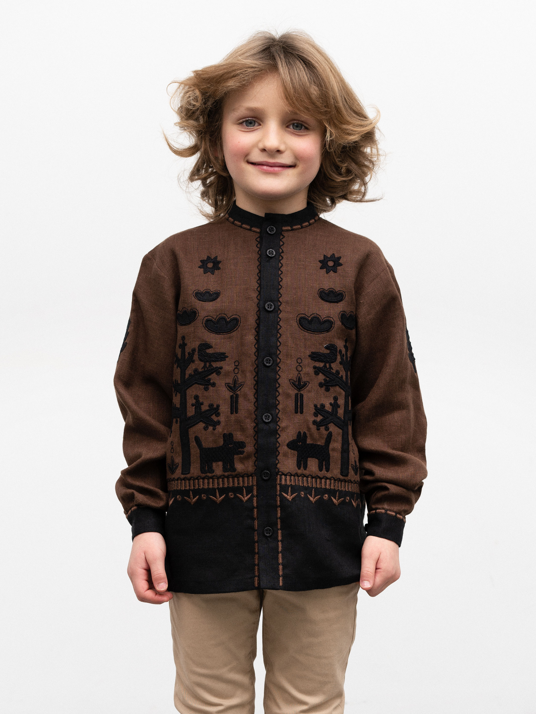 Embroidered shirt for a boy Sirko - photo 1