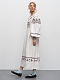 Long embroidered linen dress with yavorivsky ornament Yaryna