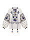 Women's embroidered shirt with geometric embroidery Melanka