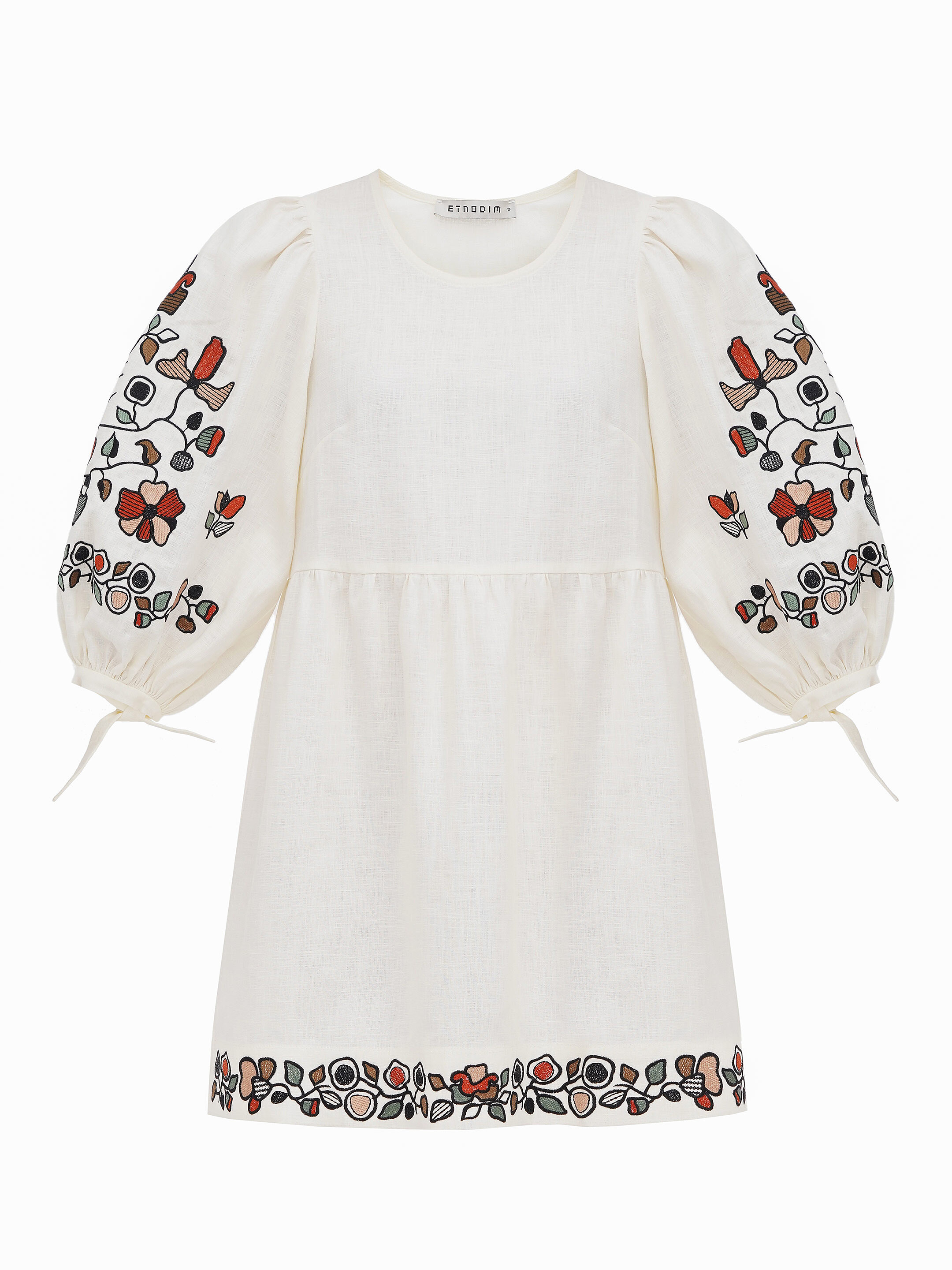Linen dress with embroidery Zadorozhniy Dress online