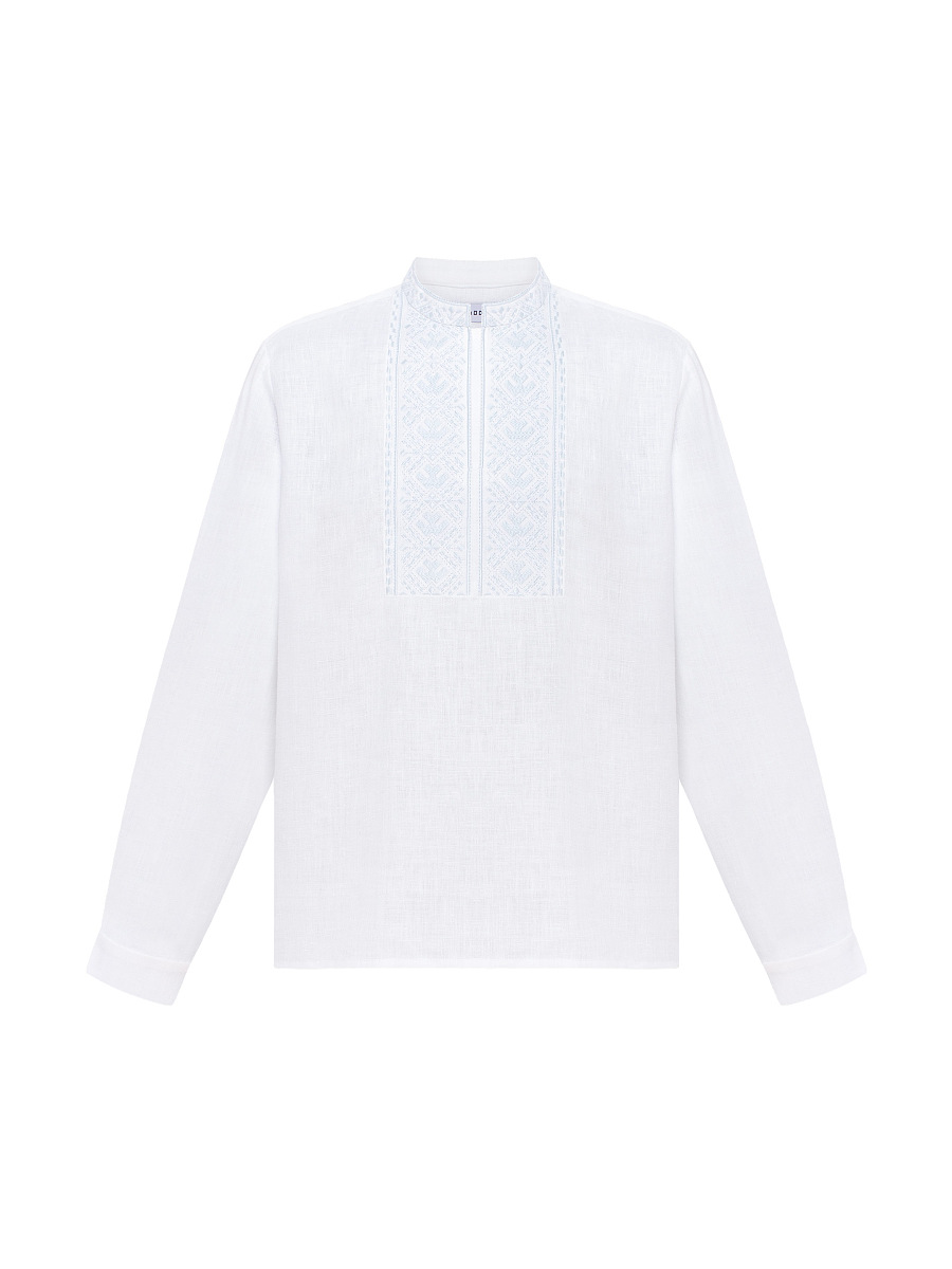 Men's linen shirt with embroidery Sky [0]