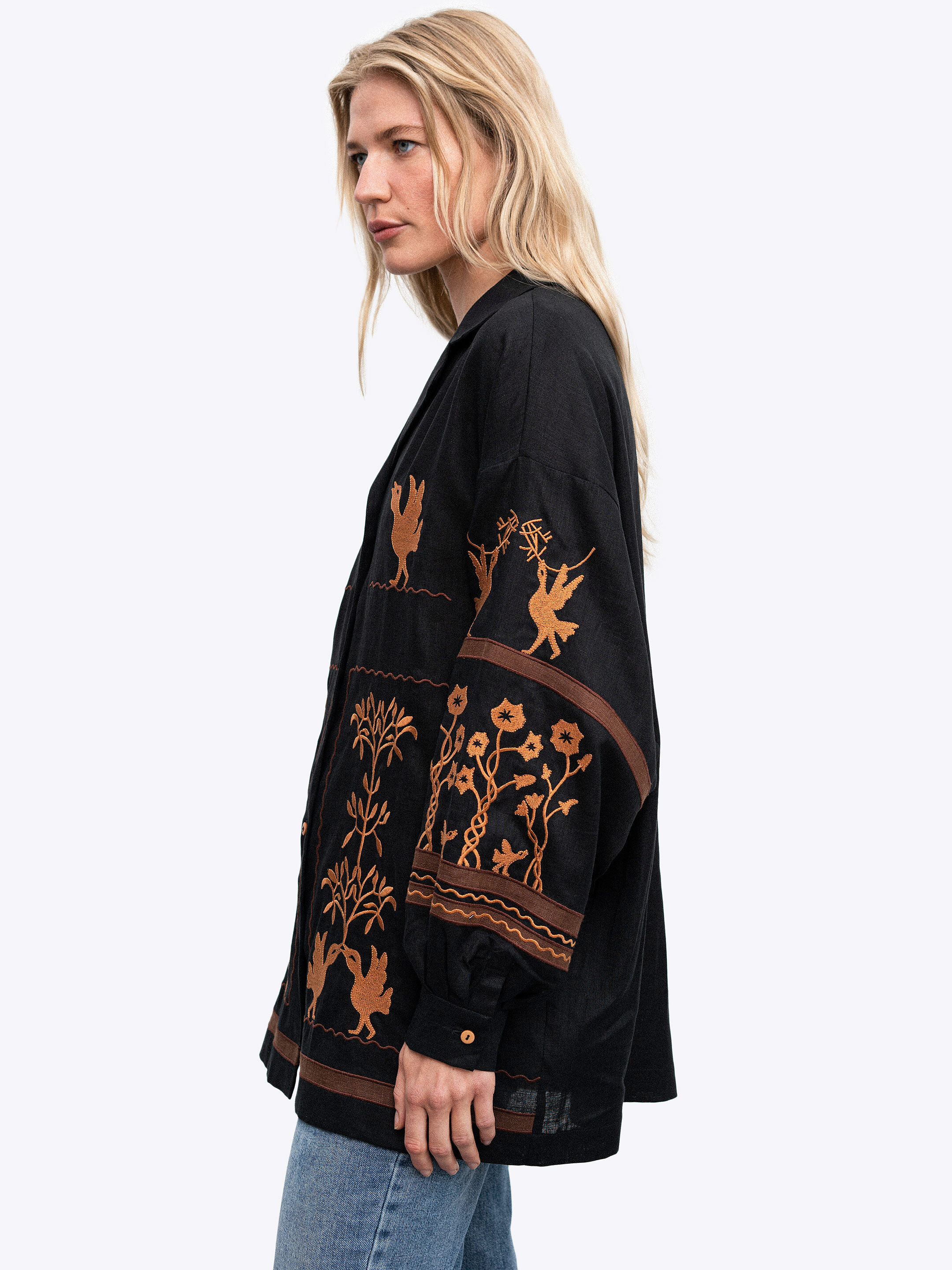 Women's embroidered shirt dedicated to Skovoroda Bayka cheap