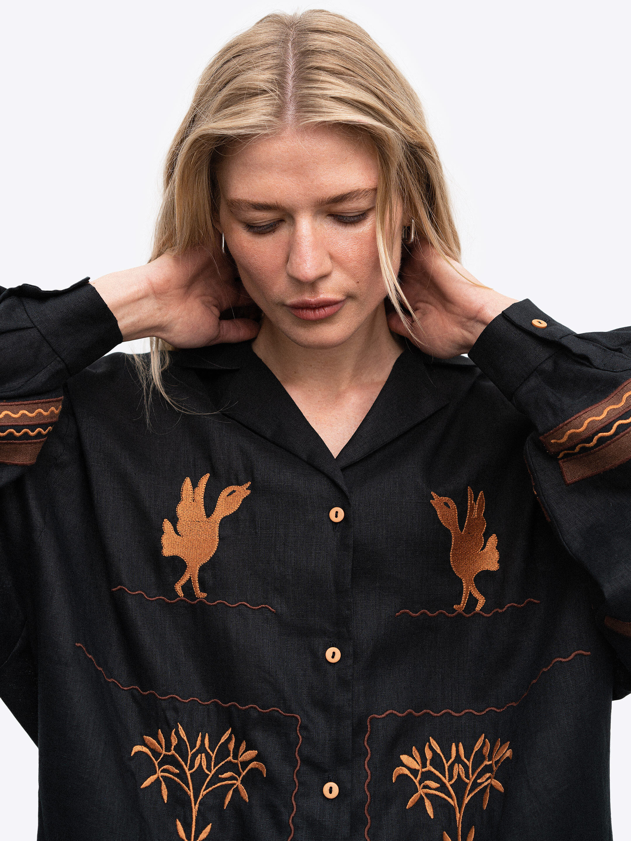 Women's embroidered shirt dedicated to Skovoroda Bayka photo