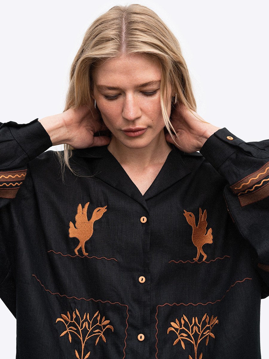 Women's embroidered shirt dedicated to Skovoroda Bayka [0]