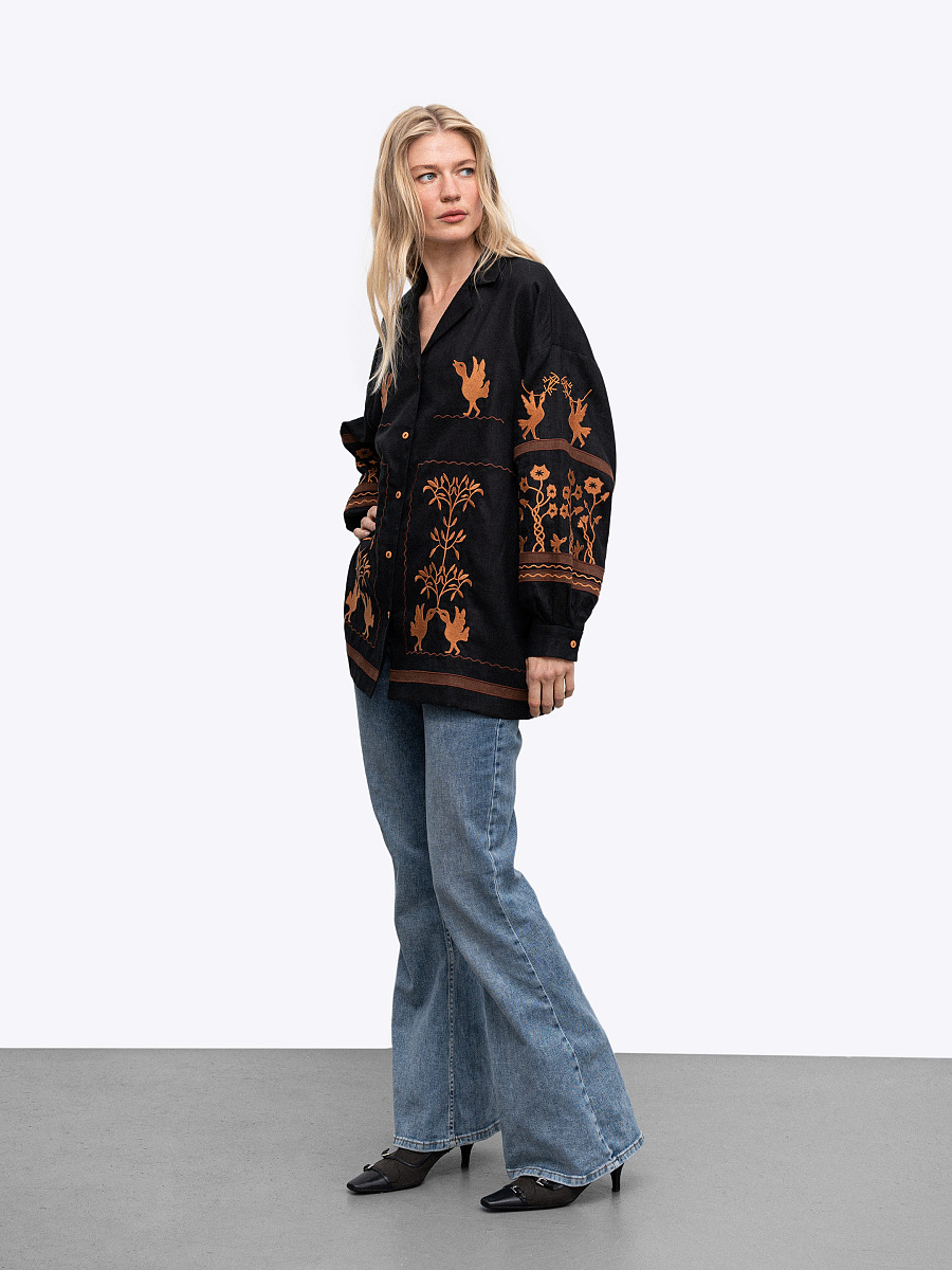 Women's embroidered shirt dedicated to Skovoroda Bayka [0]