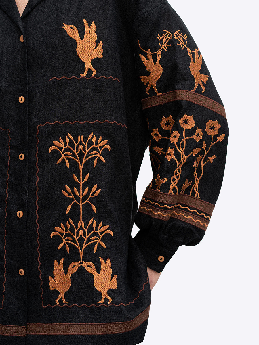 Women's embroidered shirt dedicated to Skovoroda Bayka [0]