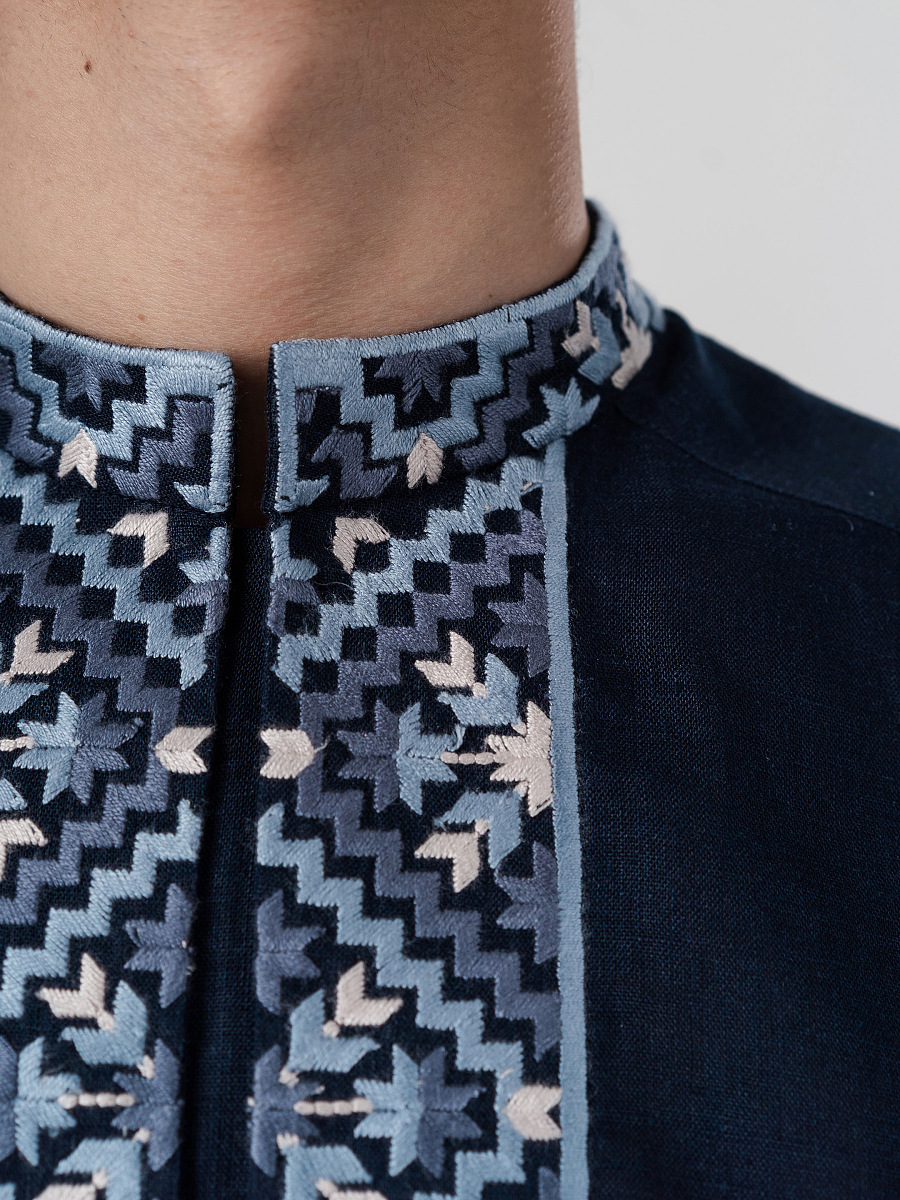 Set for creating men's embroidered shirt DUB [0]