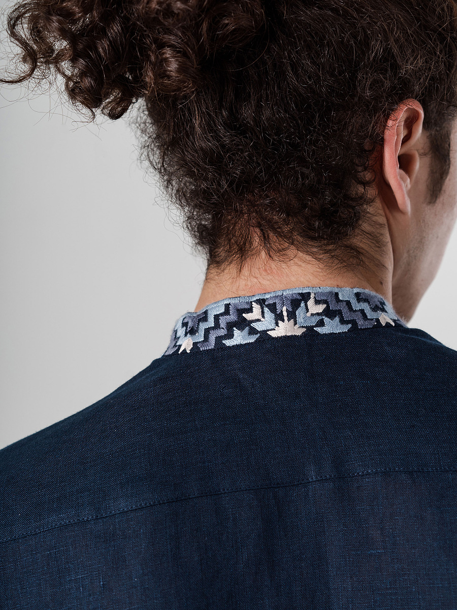 Set for creating men's embroidered shirt DUB [0]