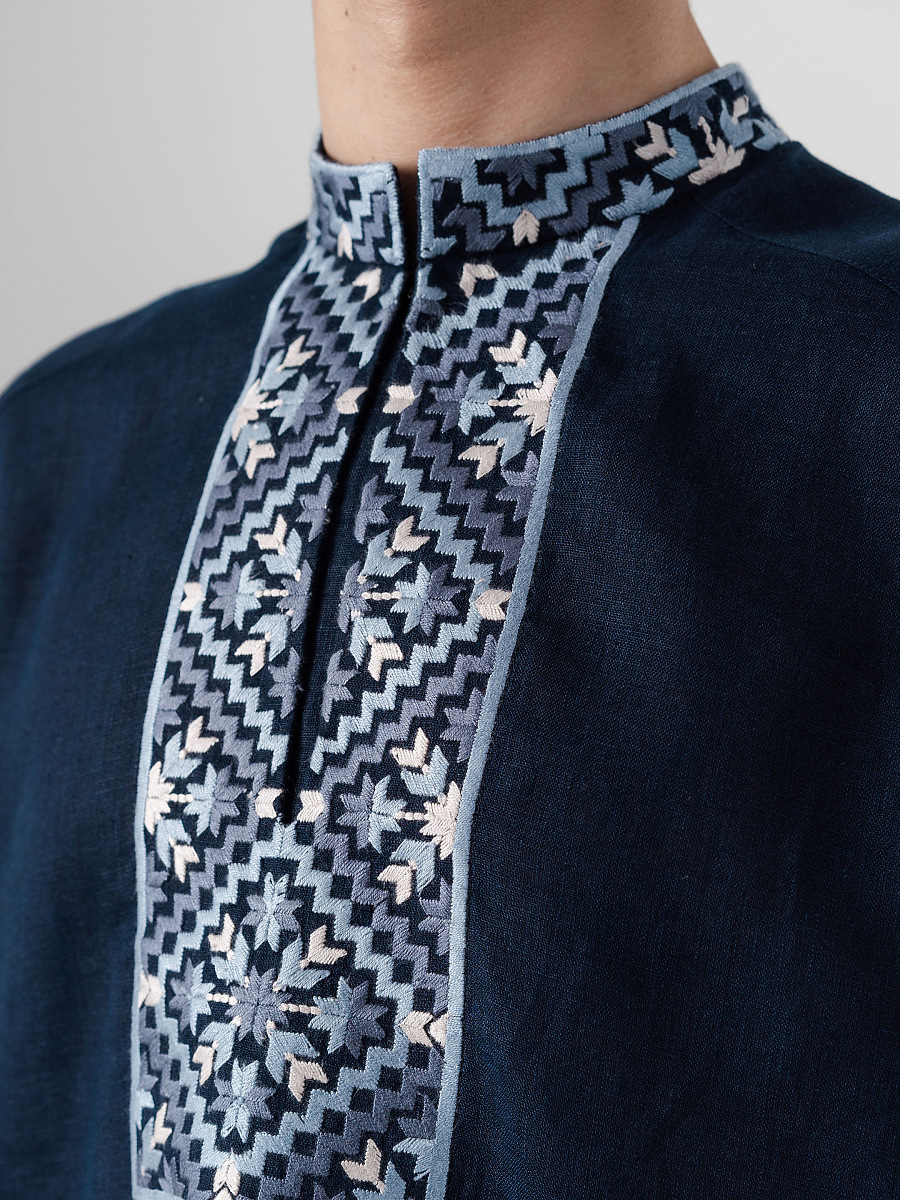 Set for creating men's embroidered shirt DUB [0]