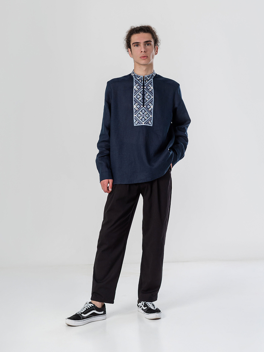 Set for creating men's embroidered shirt DUB [0]