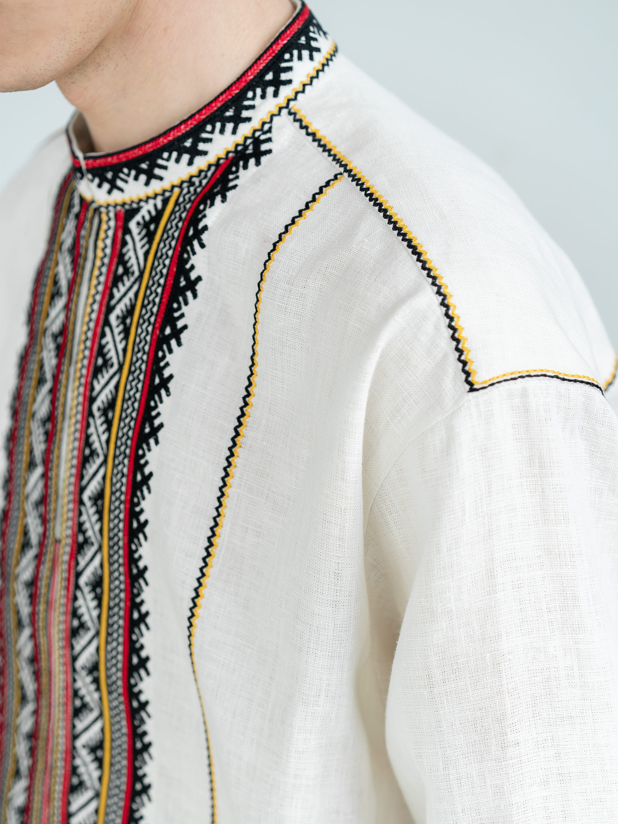 Men`s embroidered shirt Karpatska fitting