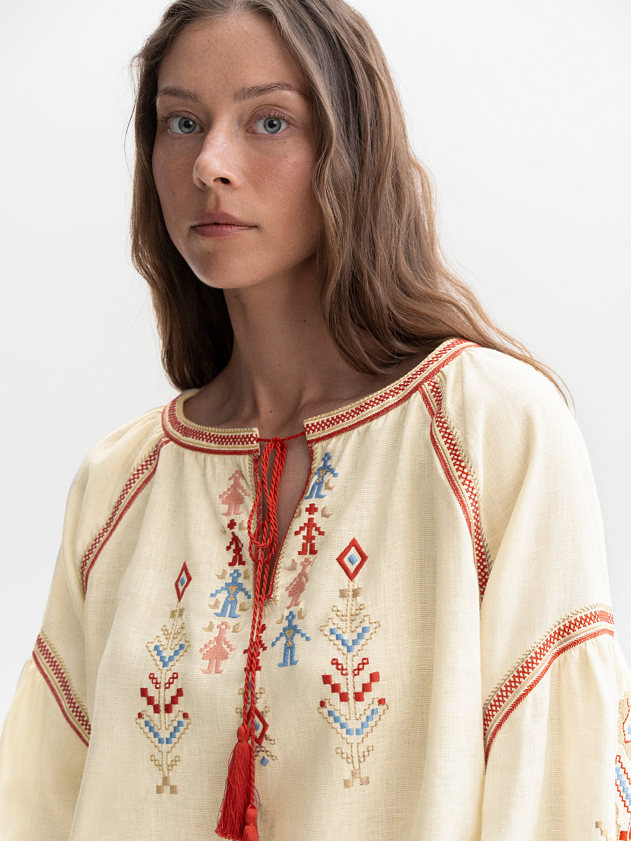 Women's shirt with embroidery of Ukrainian cities-heroes Yednist [0]