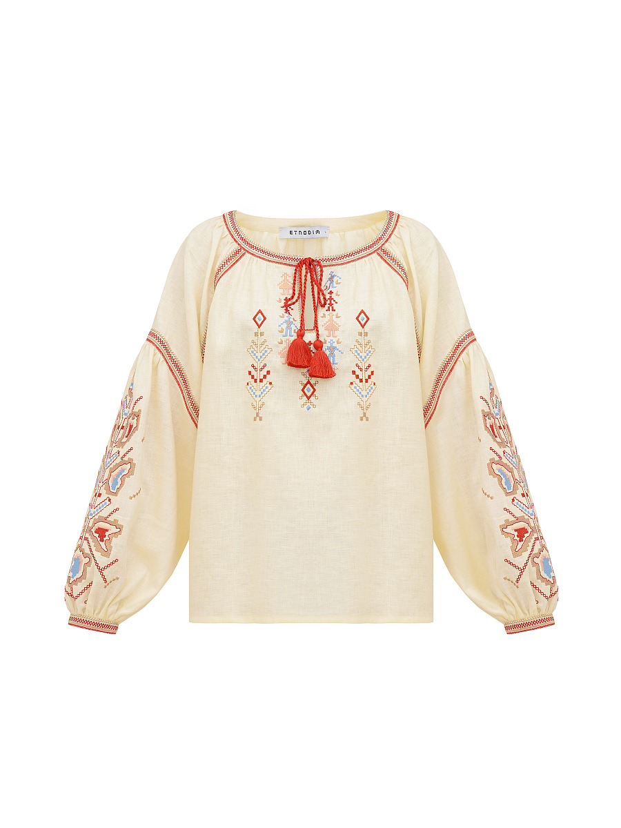 Women's shirt with embroidery of Ukrainian cities-heroes Yednist [0]