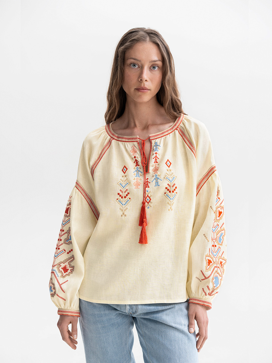 Women's shirt with embroidery of Ukrainian cities-heroes Yednist [0]