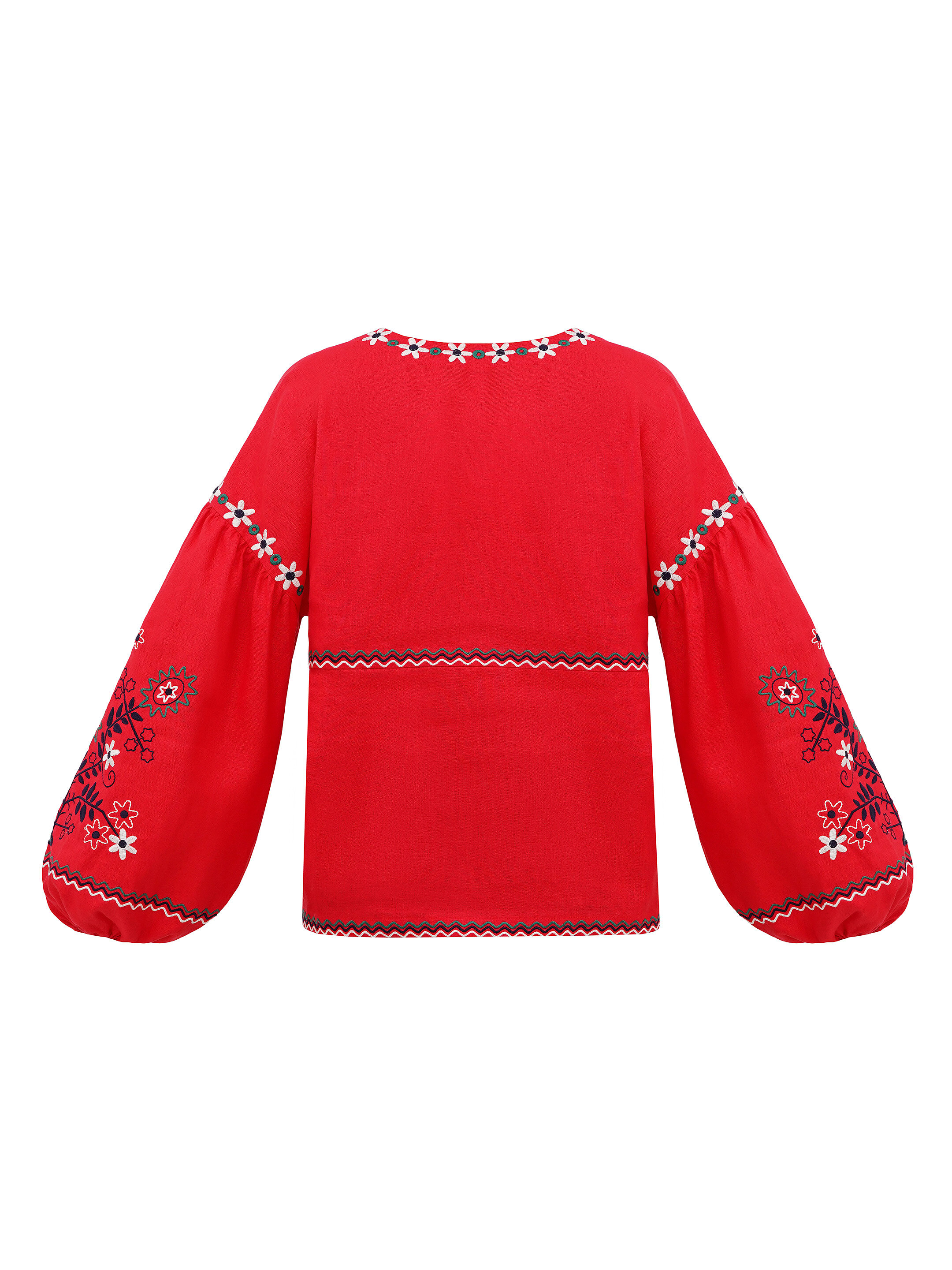Women's embroidery shirt with floral Obriy Red buy