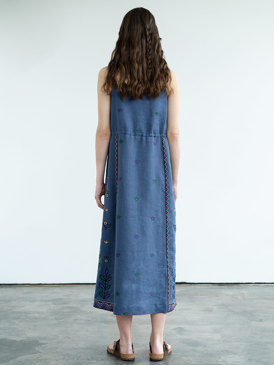 Embroidered sundress Gushul Dress [0]