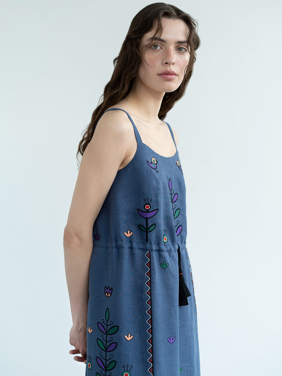 Embroidered sundress Gushul Dress [0]