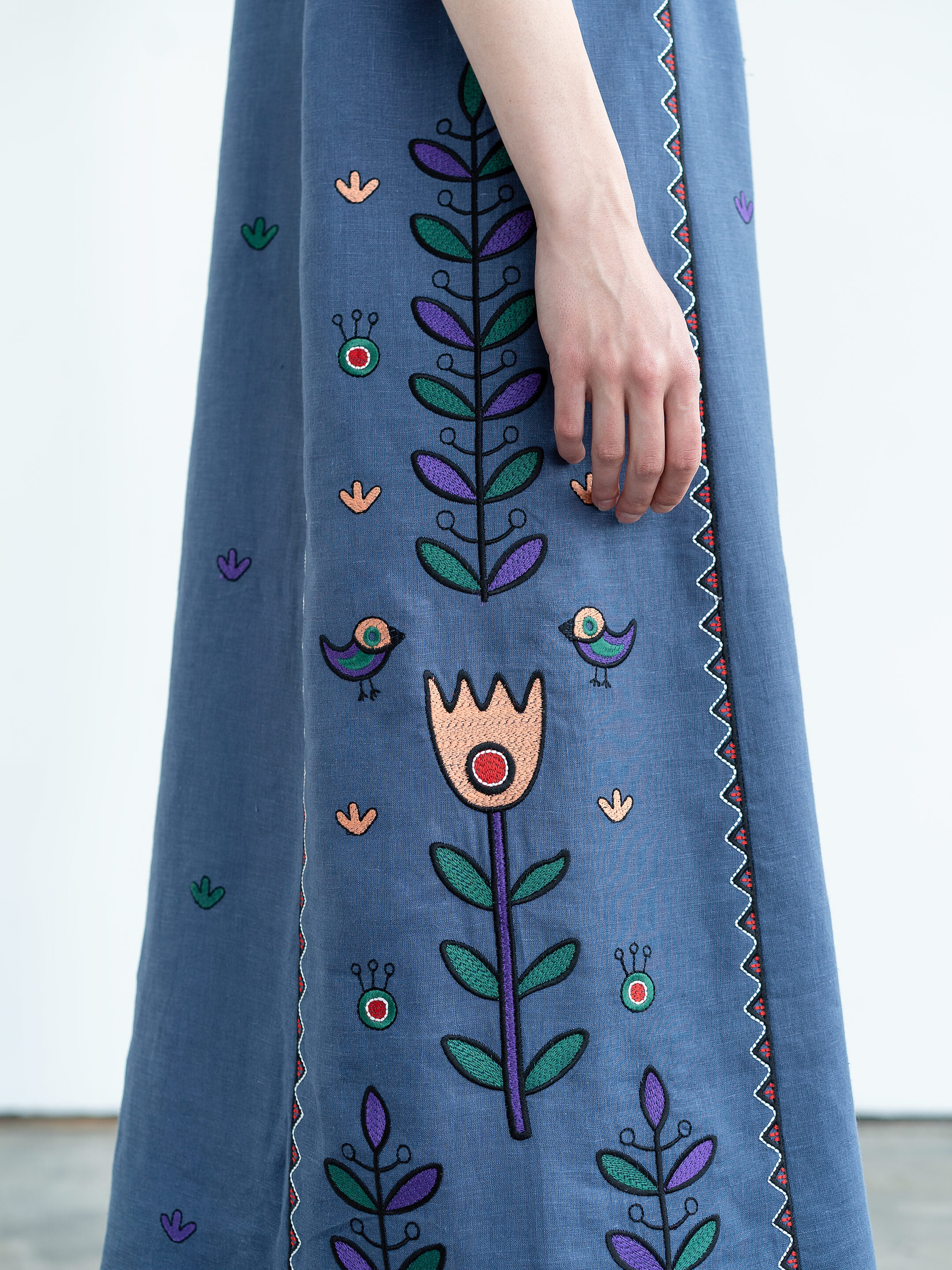 Embroidered sundress Gushul Dress in Ukraine
