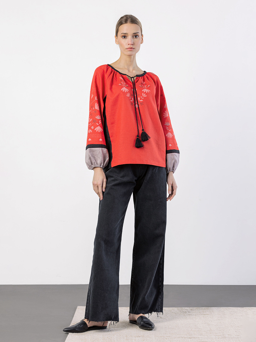 Embroidery Set - Home Flower Red [0]