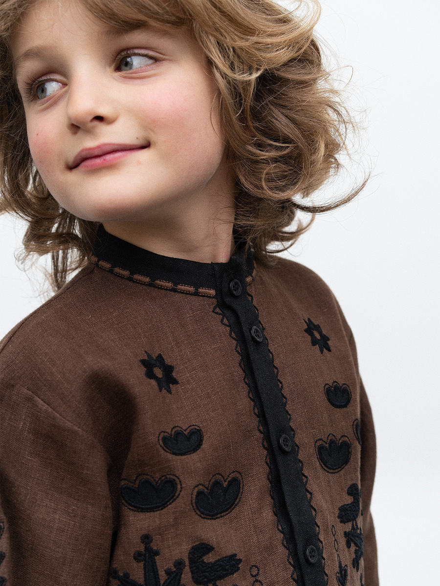 Embroidered shirt for a boy Sirko [0]