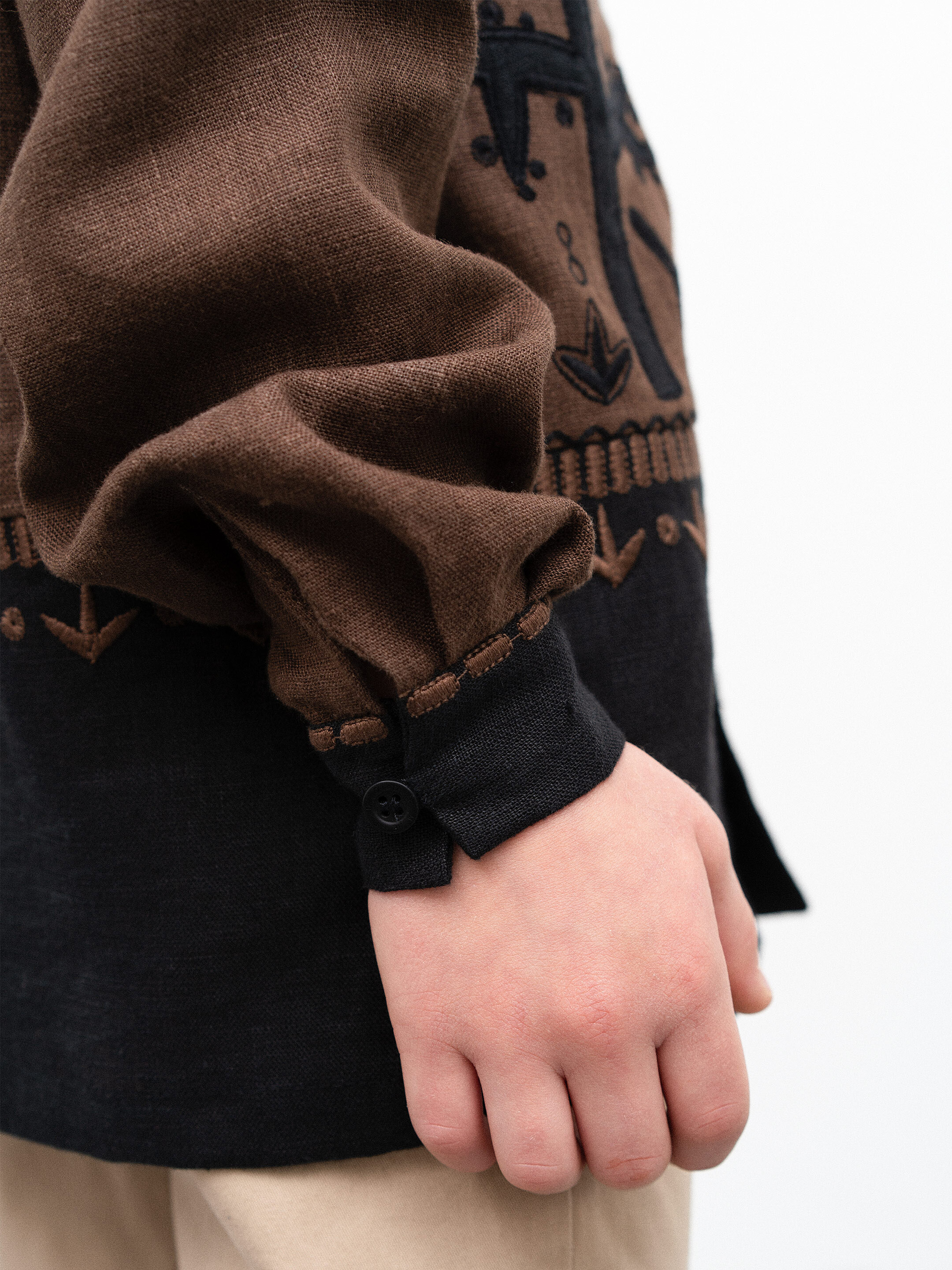 Embroidered shirt for a boy Sirko ціна