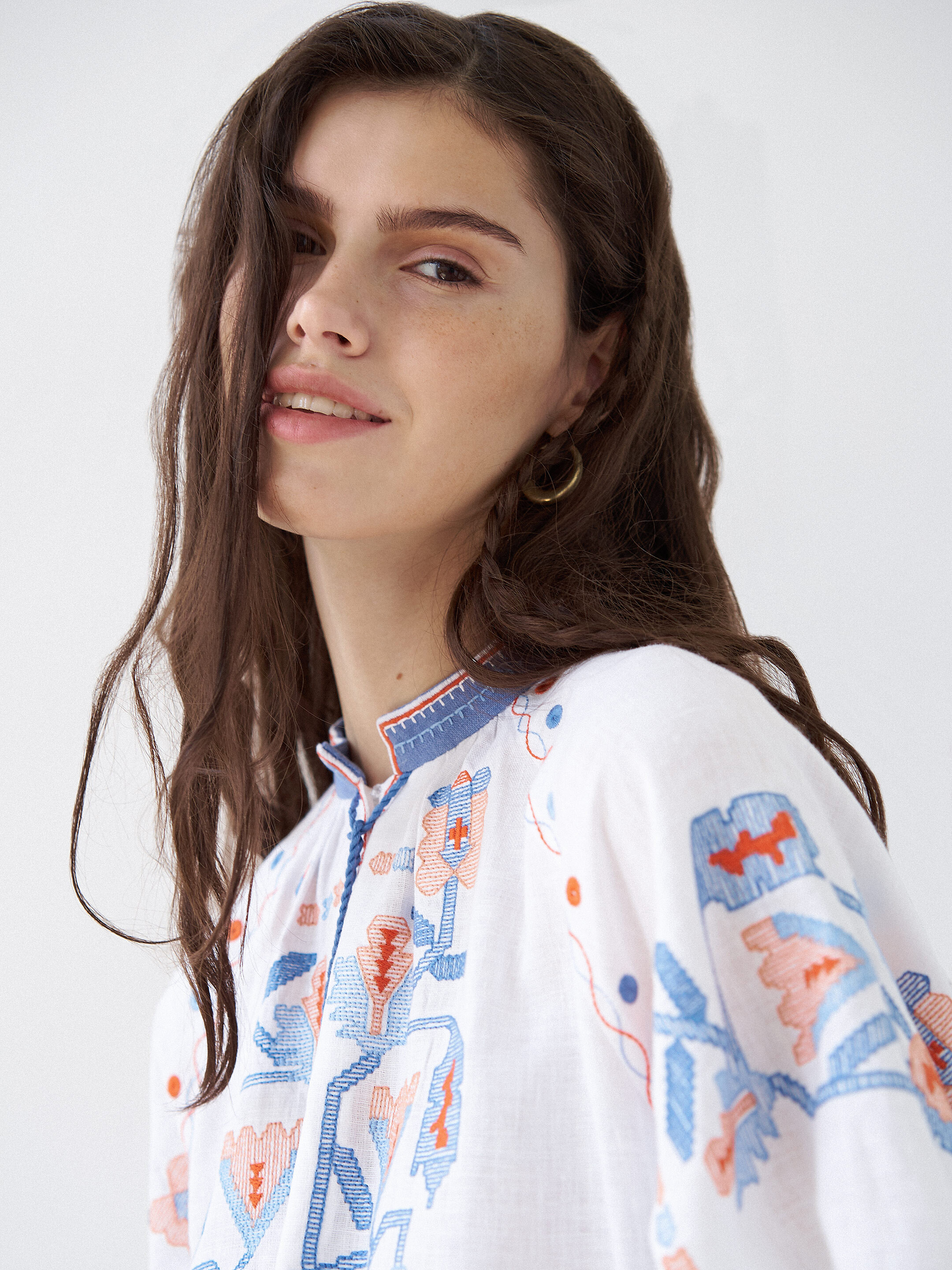 Embroidered dress Svitlo sizes