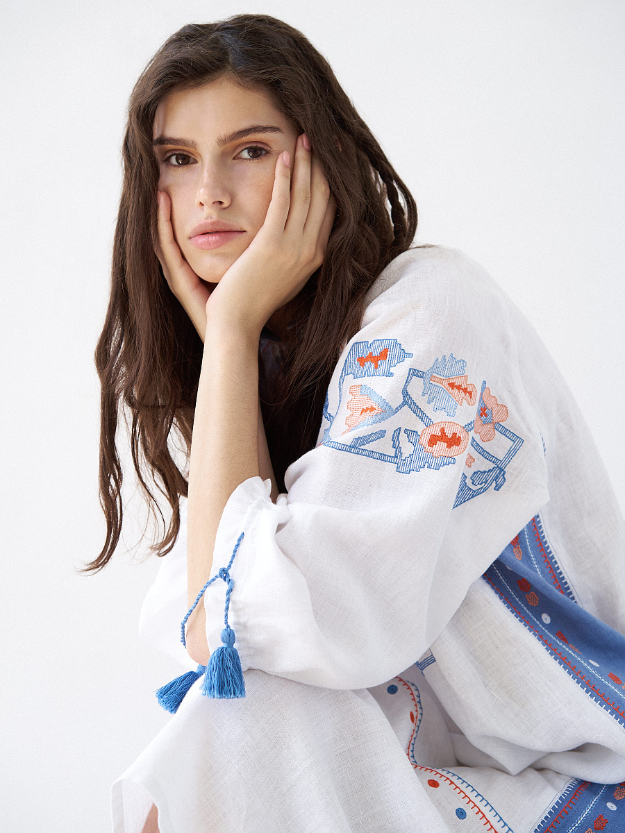 Embroidered dress Svitlo [0]