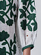Linen blouse with applique Zagadka