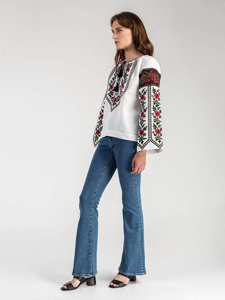 Embroidered women`s shirt Bright 2 [0]