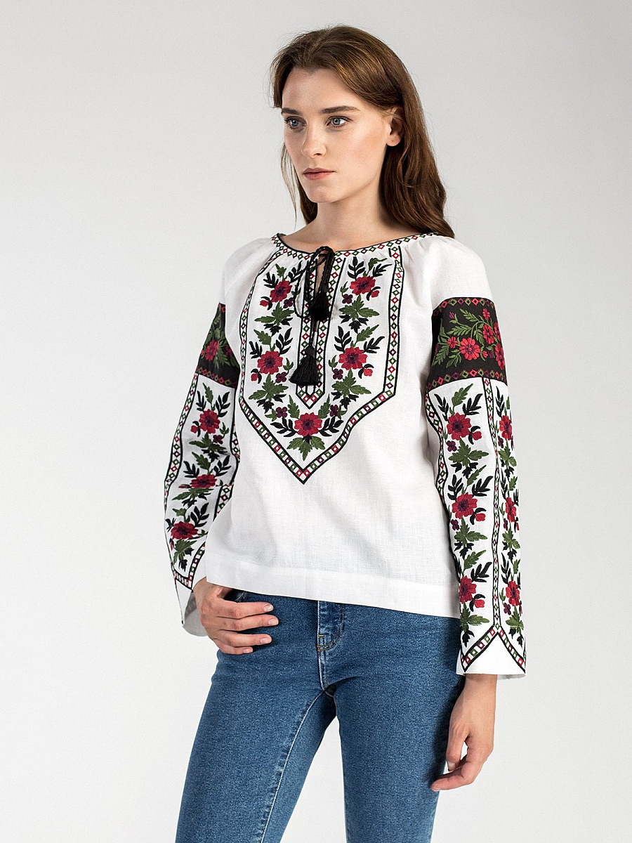 Embroidered women`s shirt Bright 2 [0]