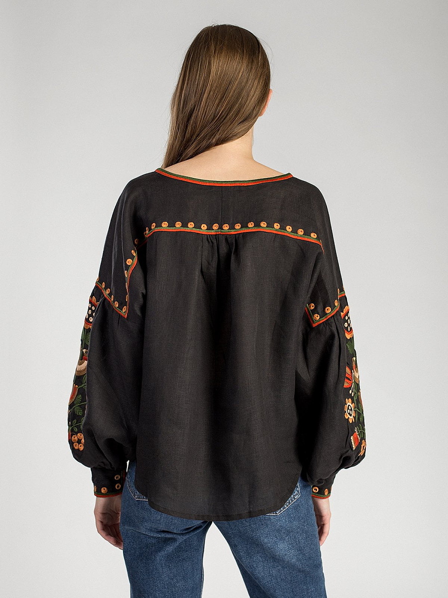 Еmbroidered women shirt West Bird [0]