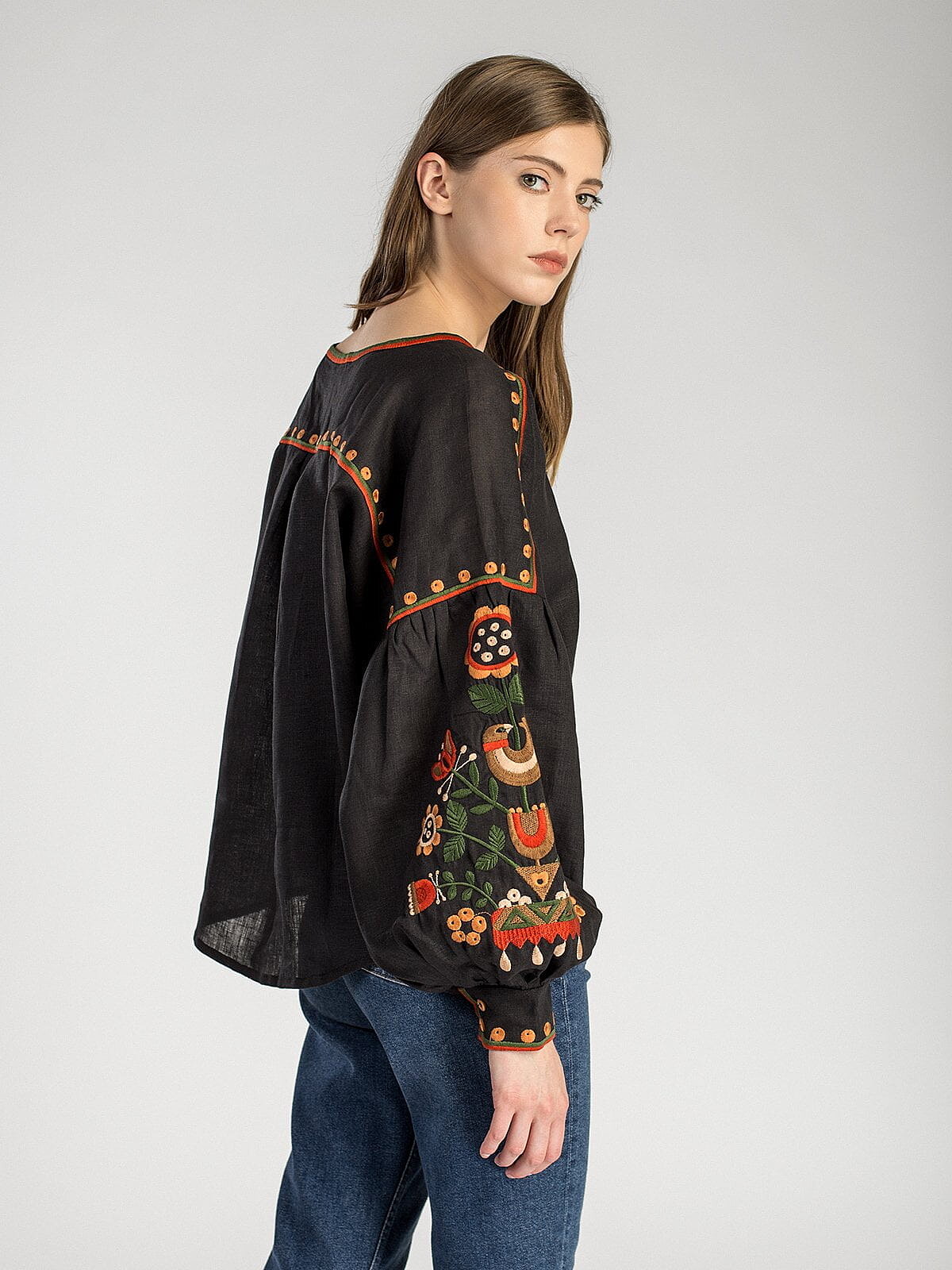 Еmbroidered women shirt West Bird cheap