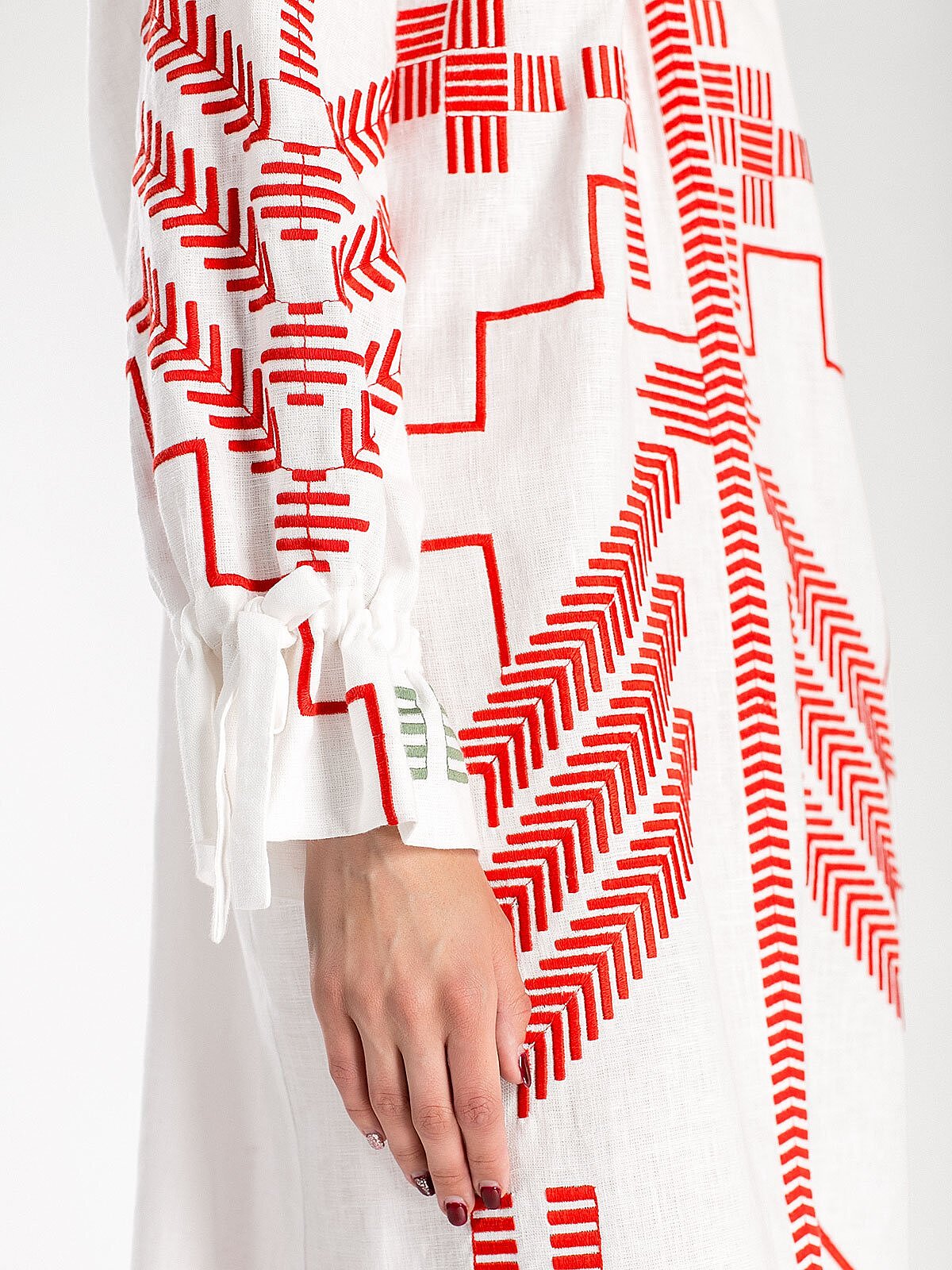 White Maxi-Dress Borodina cheap