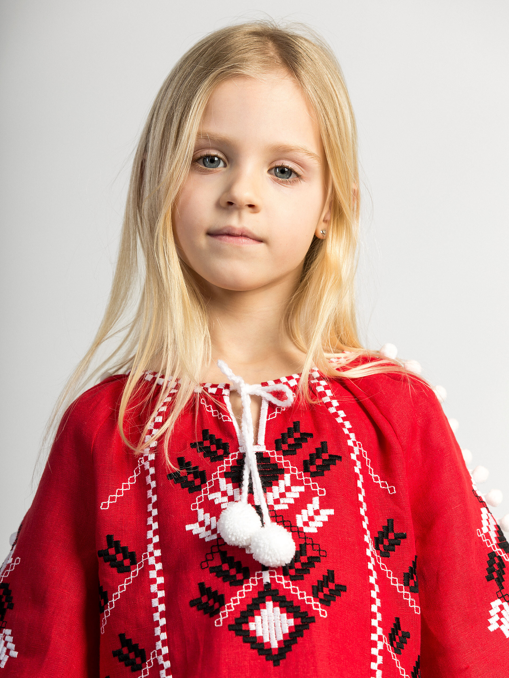 Embroidered shirt for girls Red Spike choose