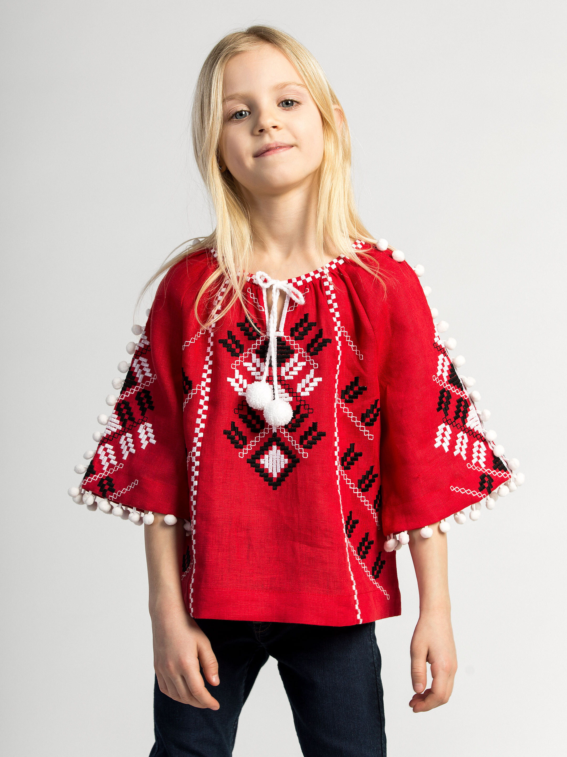 Embroidered shirt for girls Red Spike Buy