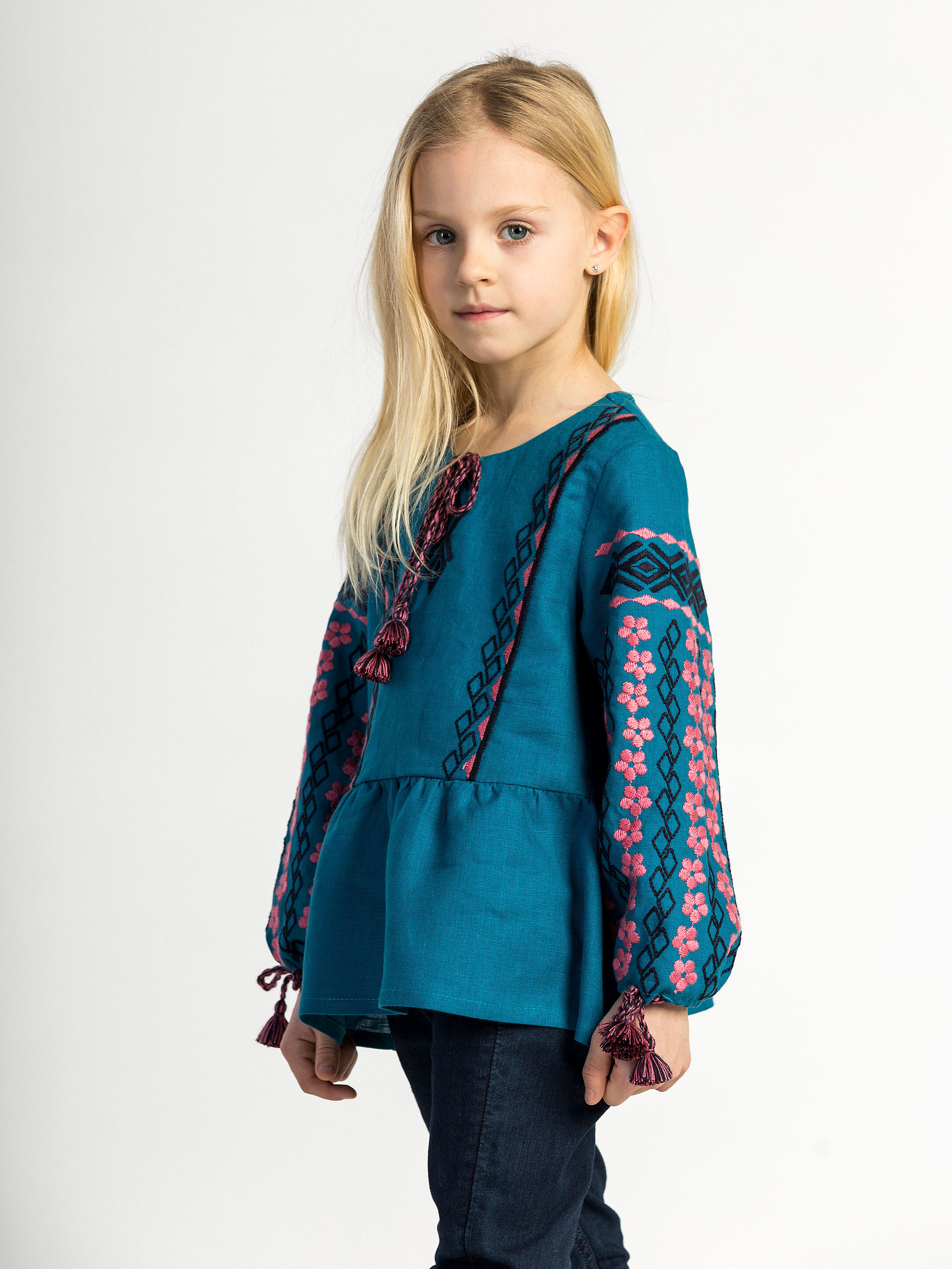 Embroidered shirt for girls Sakura Buy