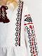 Embroidered shirt for girls White Sakura