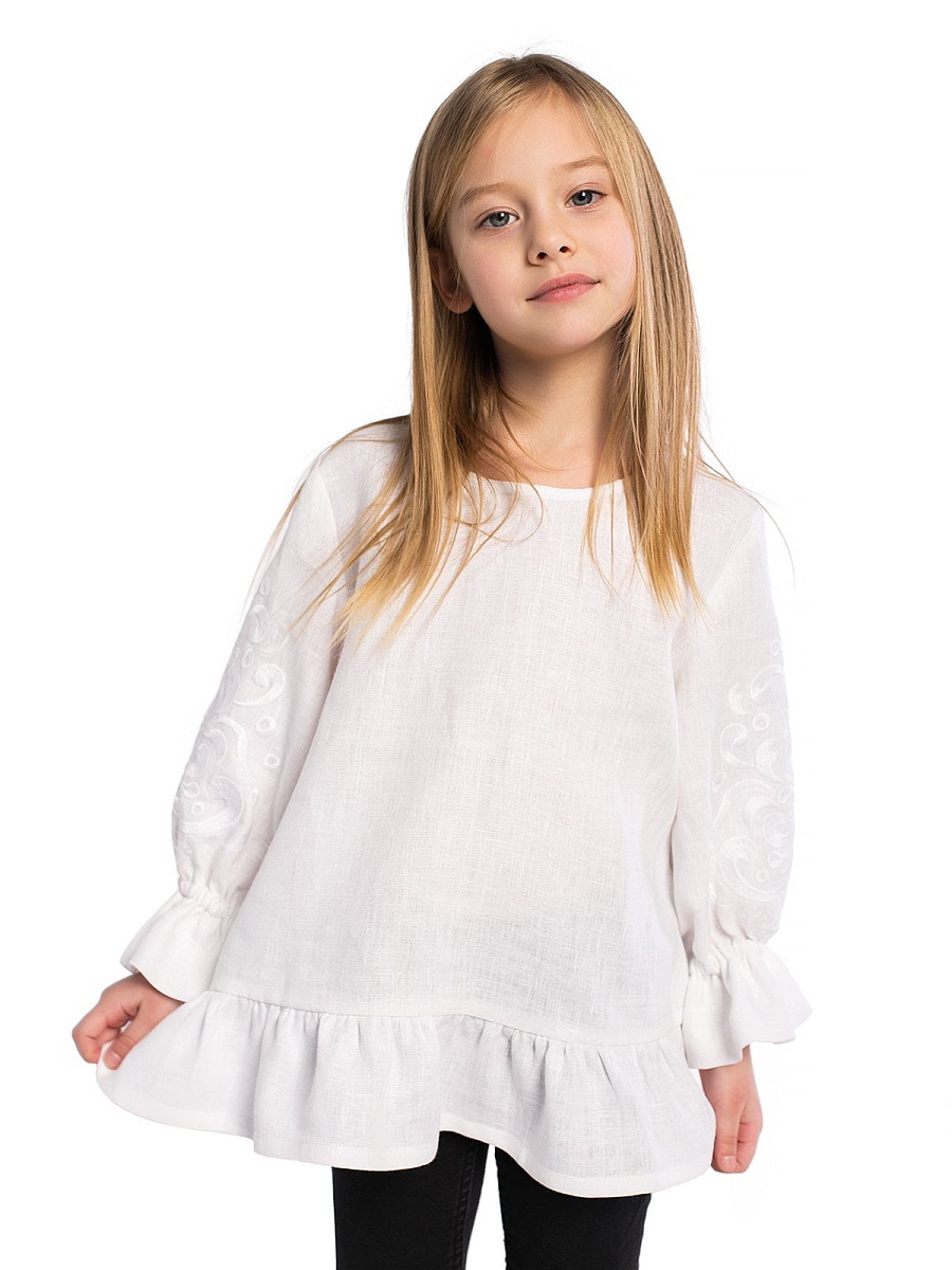 Embroidery for girls White Flow [0]