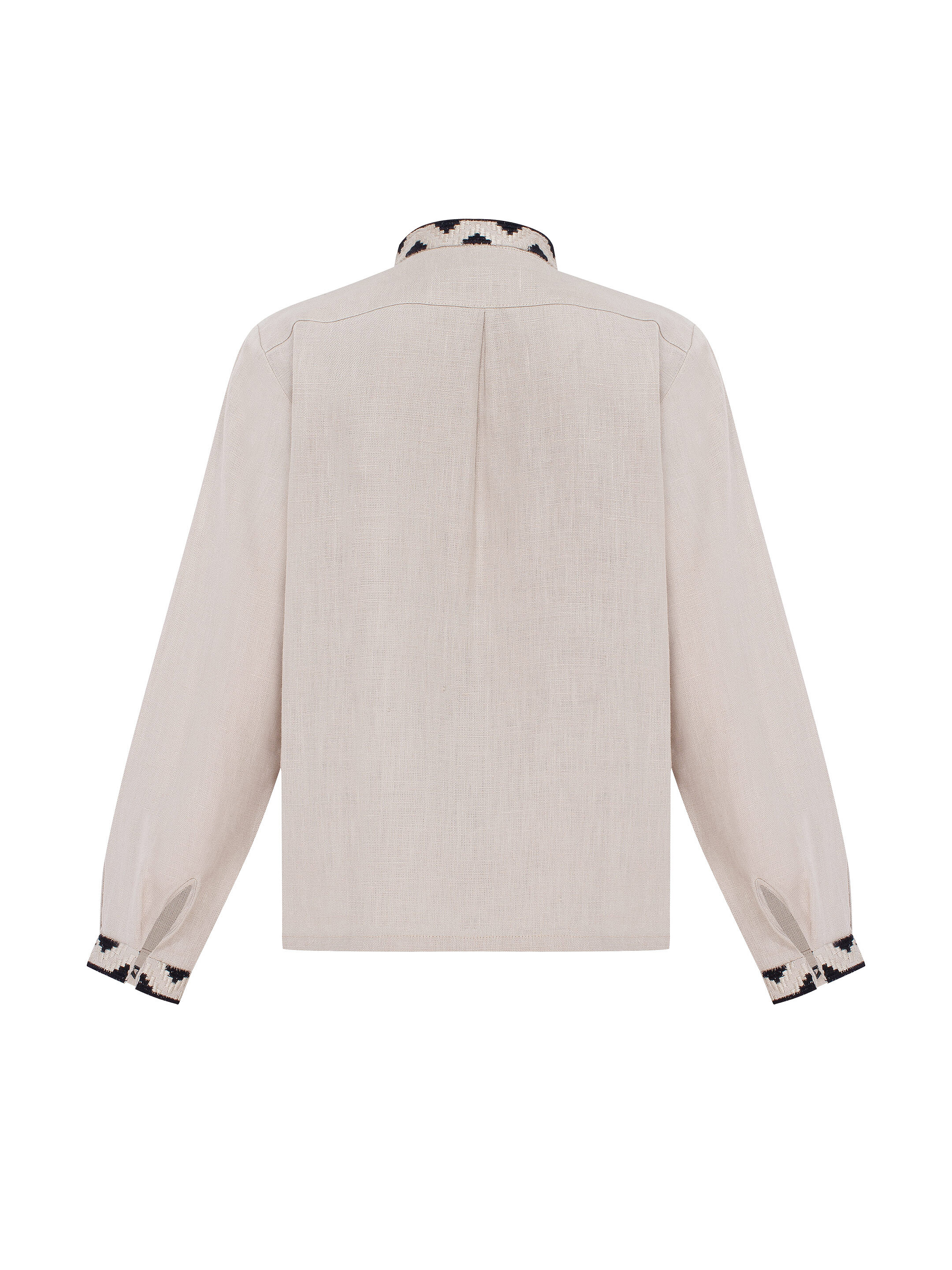 Boy`s embroidered shirt STAR beige sizes