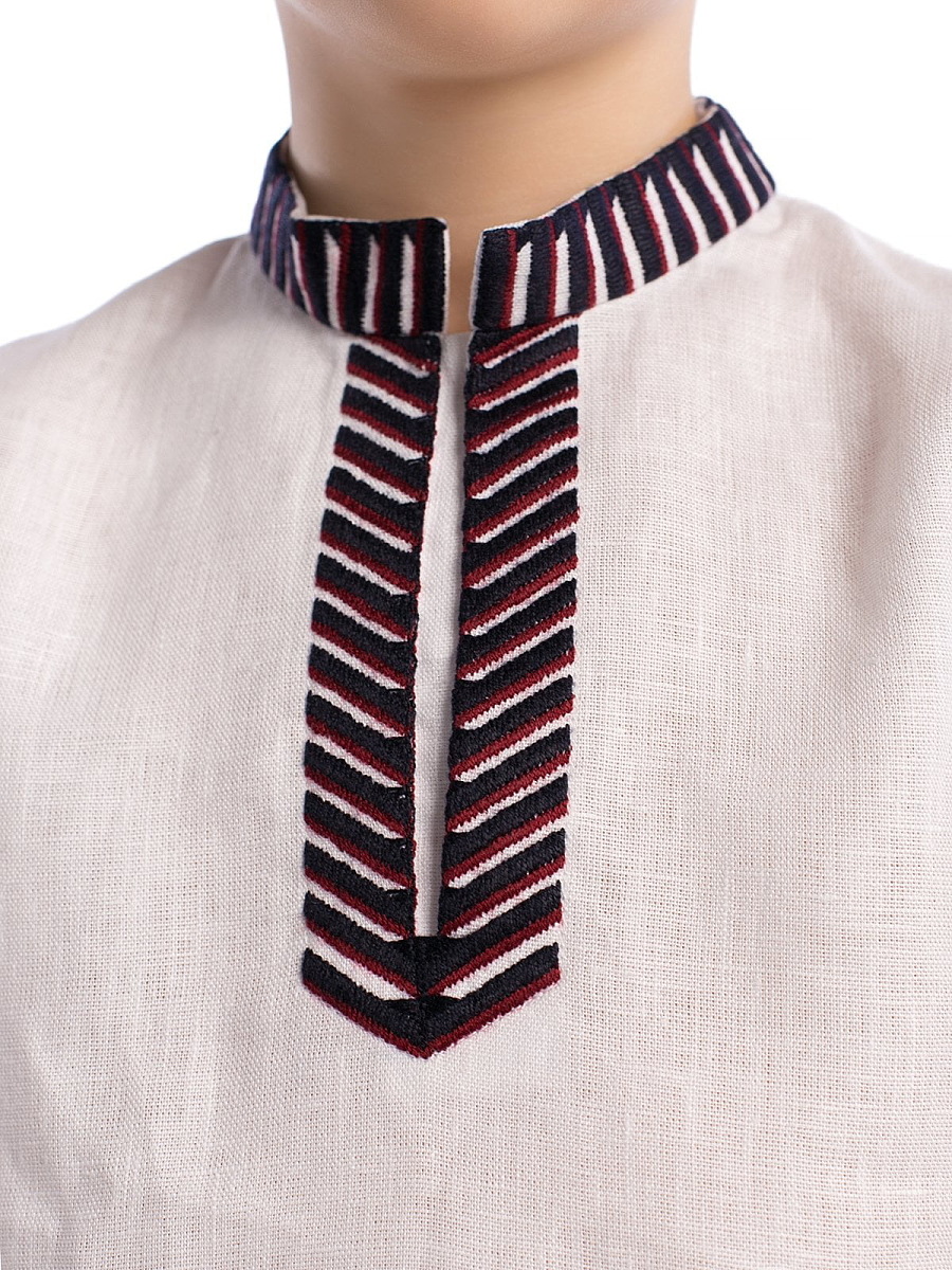 Boys embroidered shirt White Sparrow [0]