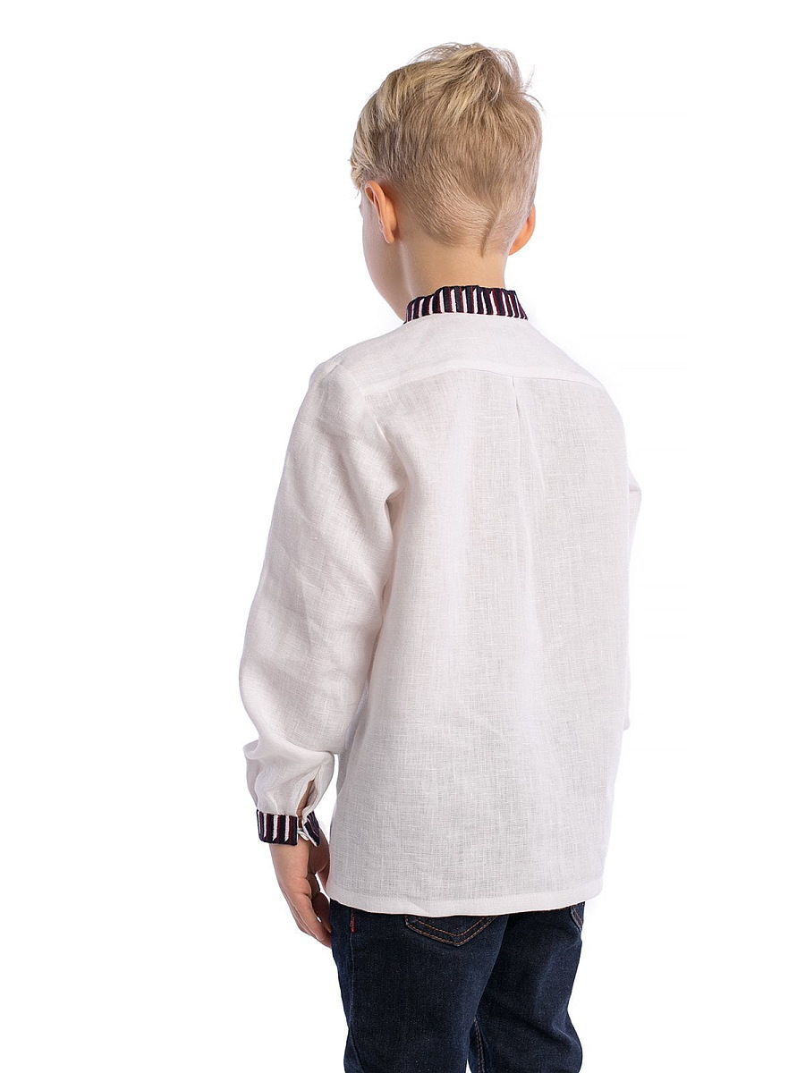 Boys embroidered shirt White Sparrow [0]