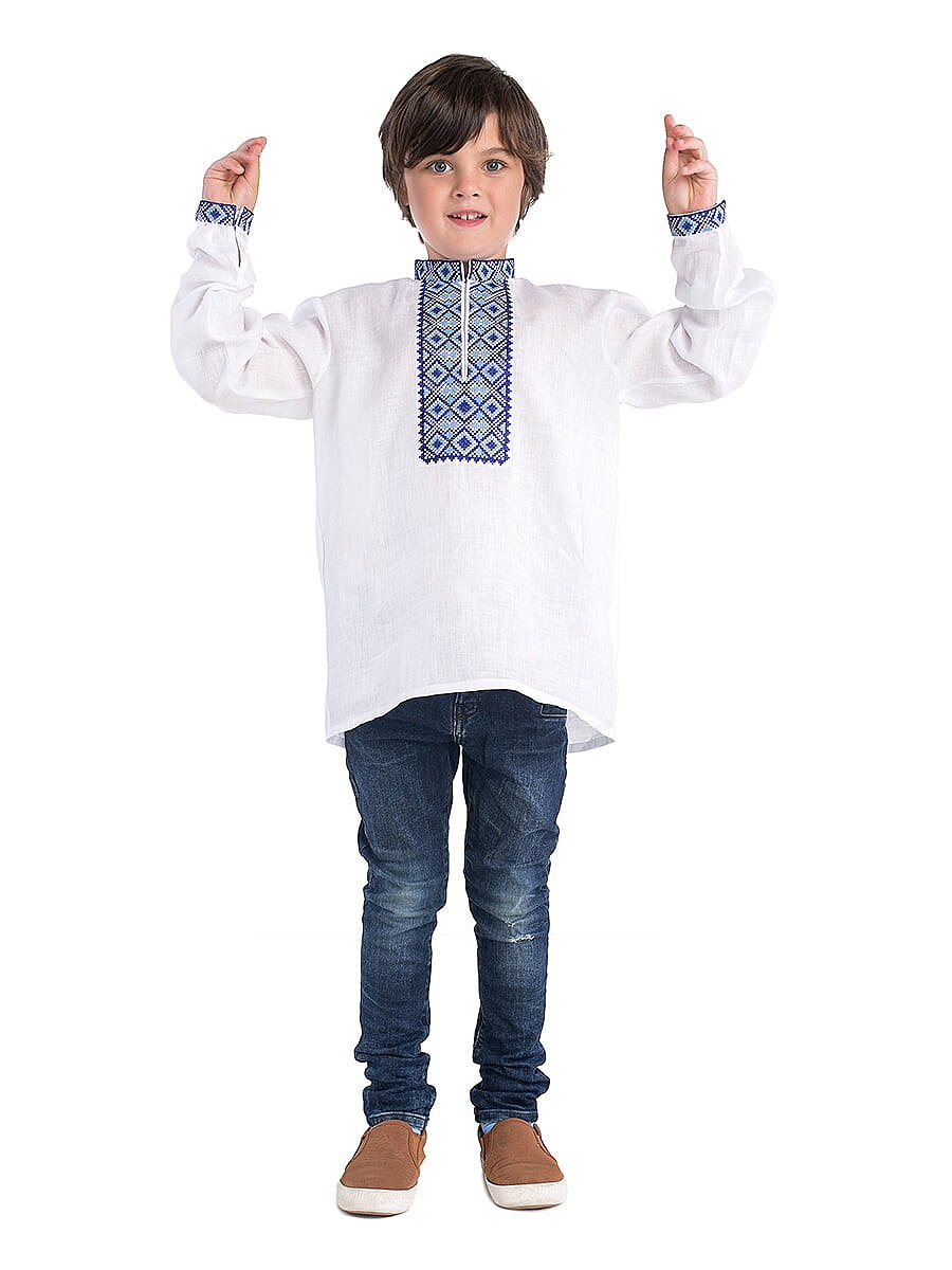Boys embroidered shirt K1 in Ukraine
