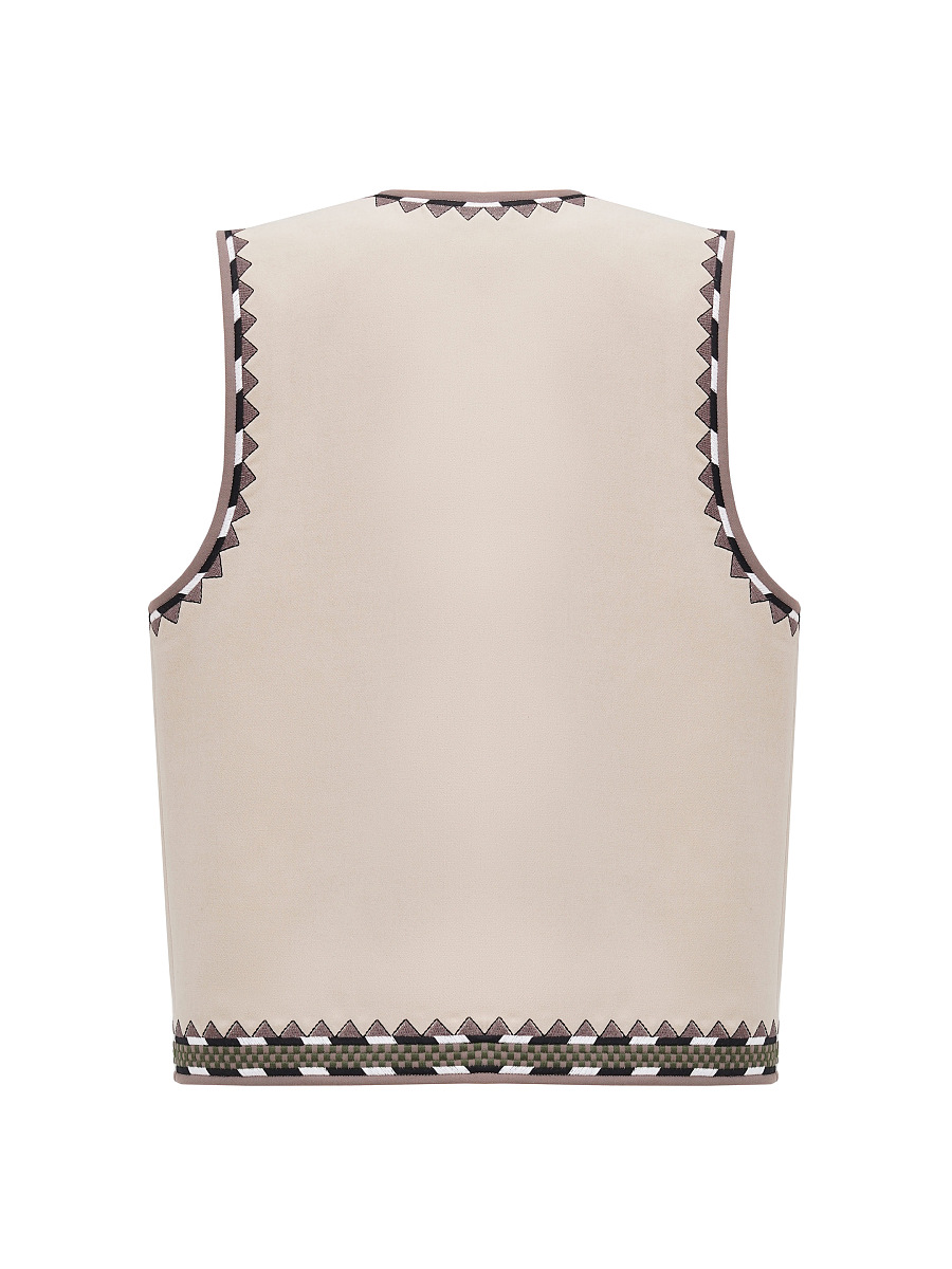 Vest with embroidery and appliqué Folk [0]