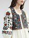 Linen vest with embroidery Zadorozhniy Jacket