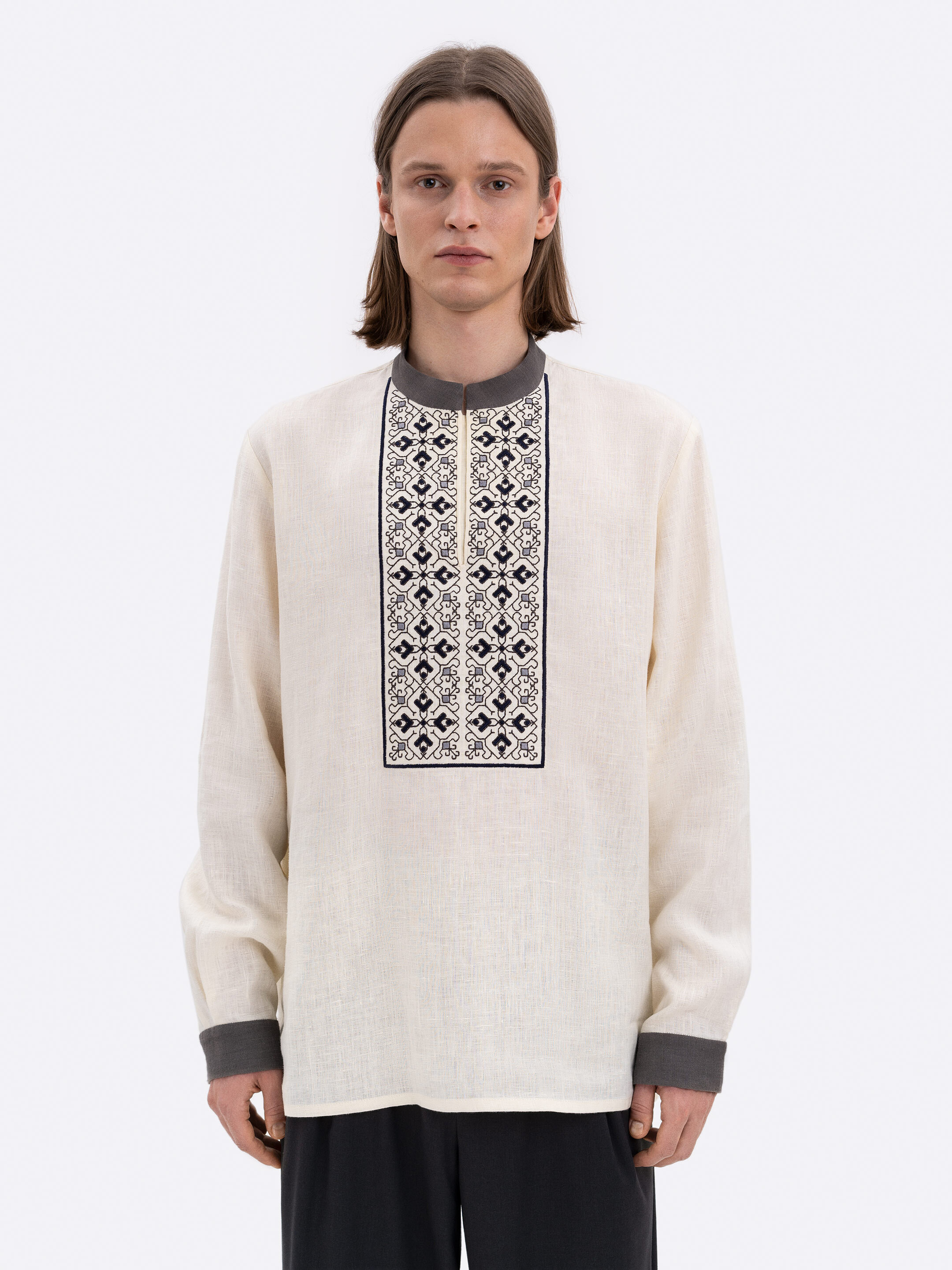 Men's shirt with embroidery TOR Buy
