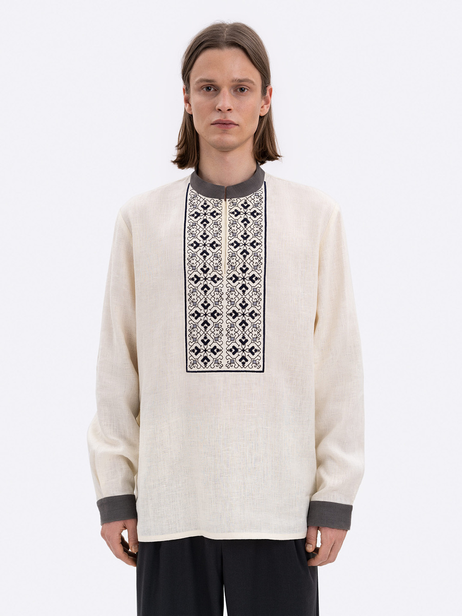 Men's shirt with embroidery TOR [0]