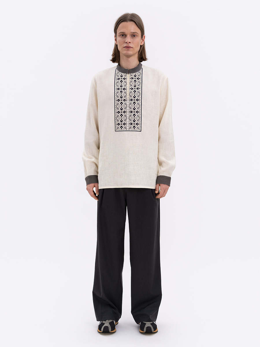 Men's shirt with embroidery TOR [0]