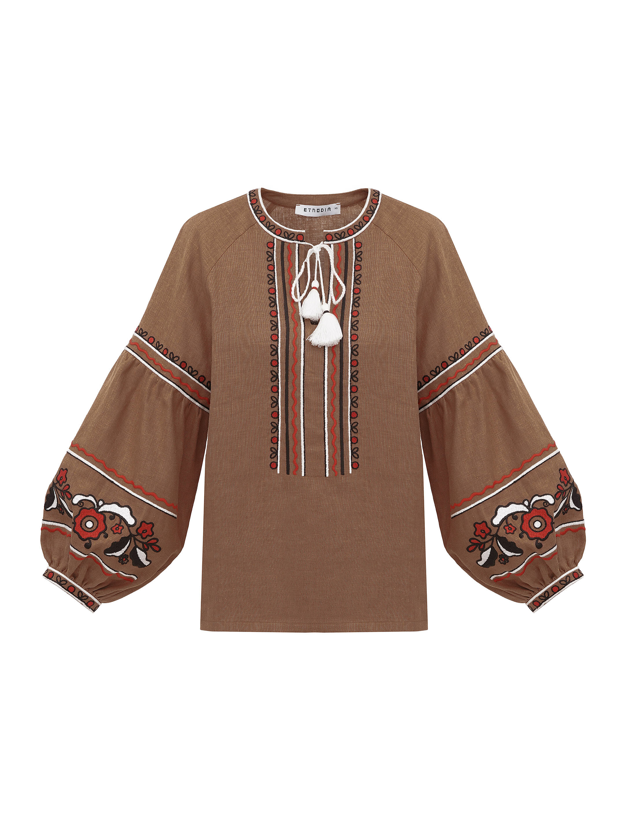 Embroidered linen shirt for women Grono buy