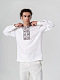 Set for creating men's embroidered shirt DUB WHITE